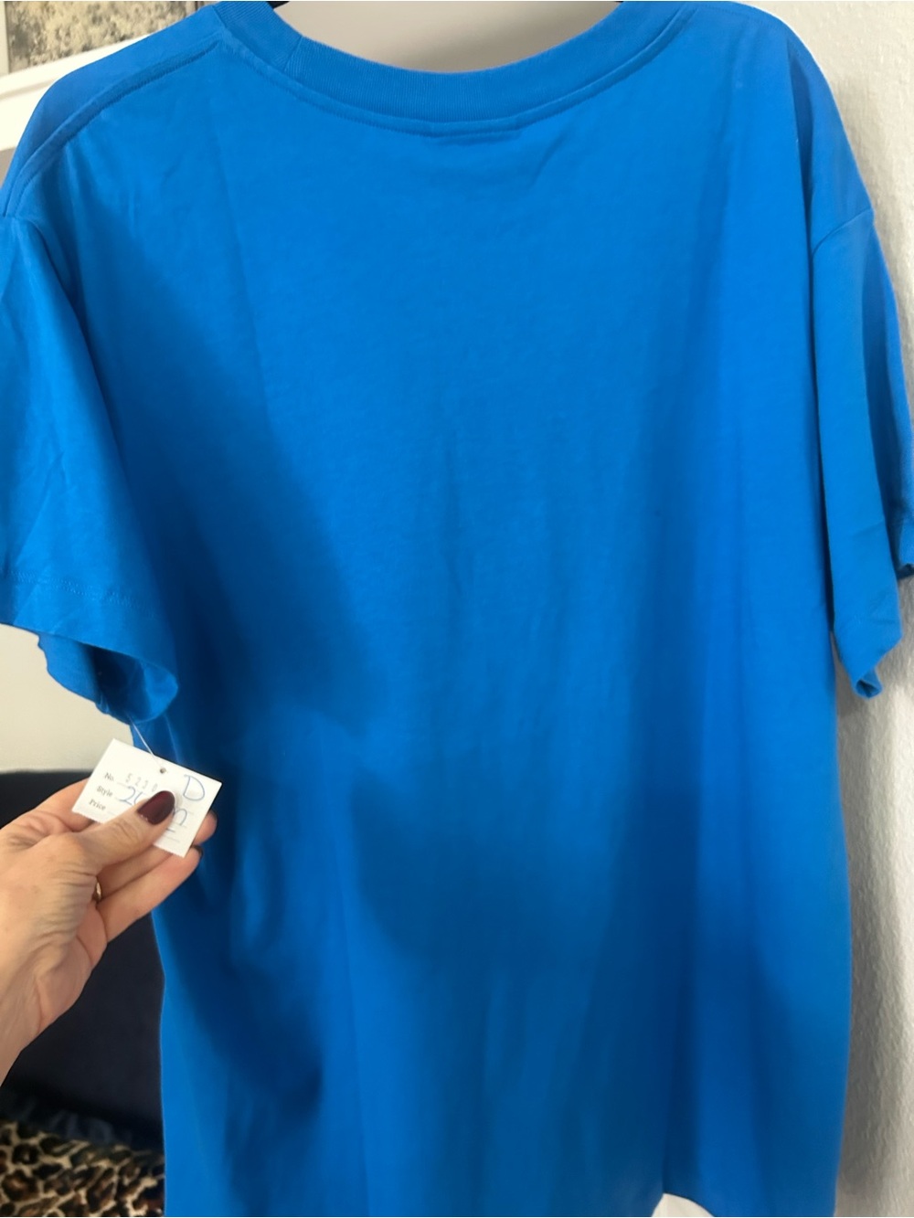 FARM Rio Bright Blue Parrot Graphic Tee NWT - Picture 5 of 6